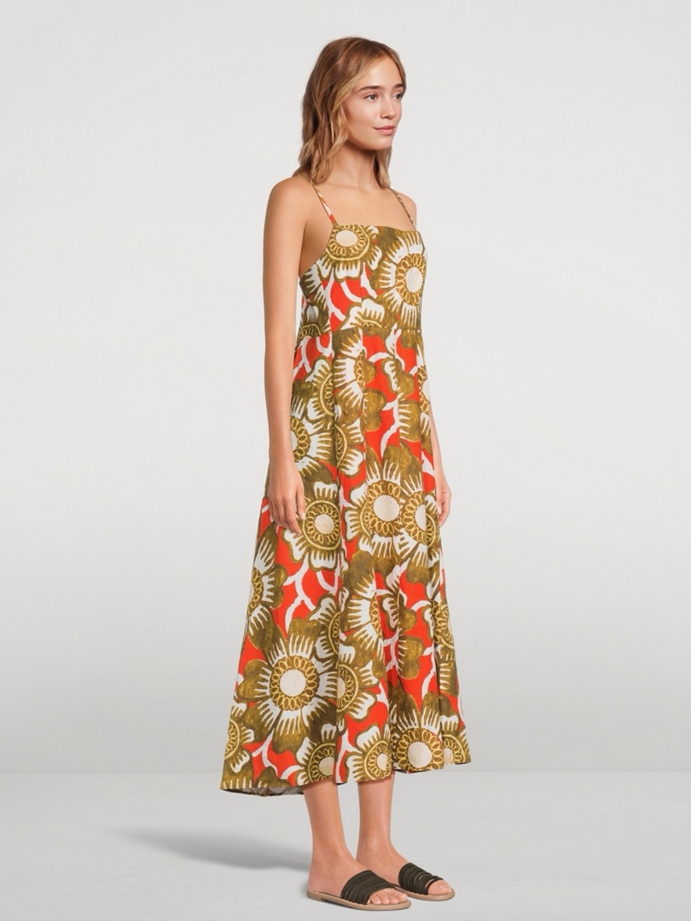 Mara Hoffman 100% hemp Verona Midi Dress